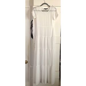 🔥 for love of lemons white sheer maxi dress